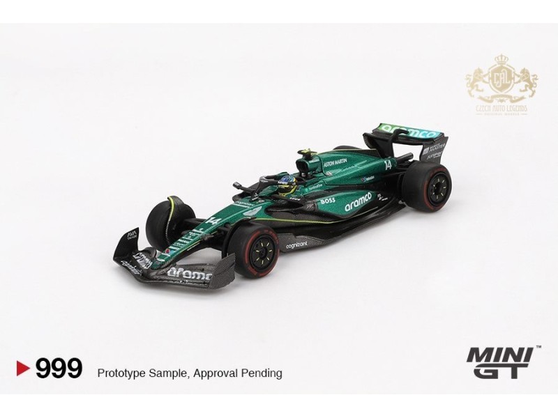 F1 ASTON MARTIN AMR24 n.14 BAHRAIN GP 2024 - 1:64 -Mini GT - blister