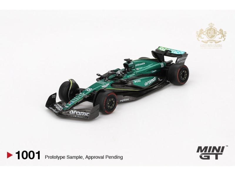 F1 ASTON MARTIN AMR24 n.18 BAHRAIN GP 2024 - 1:64 -Mini GT - blister