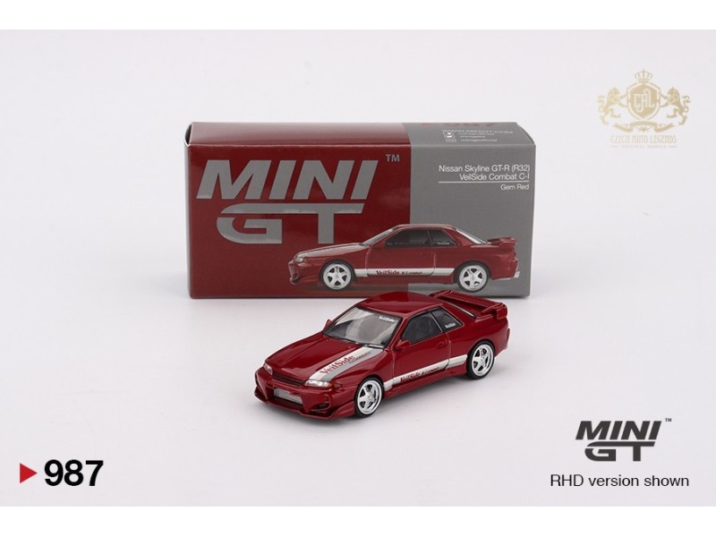Nissan Skyline GT-R (R32) VeilSide Combat C-I - red - 1:64 - Mini GT - blister