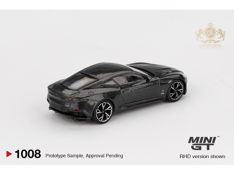 Aston Martin DBS 007 edition - černá - 1:64 -Mini GT - blistr
