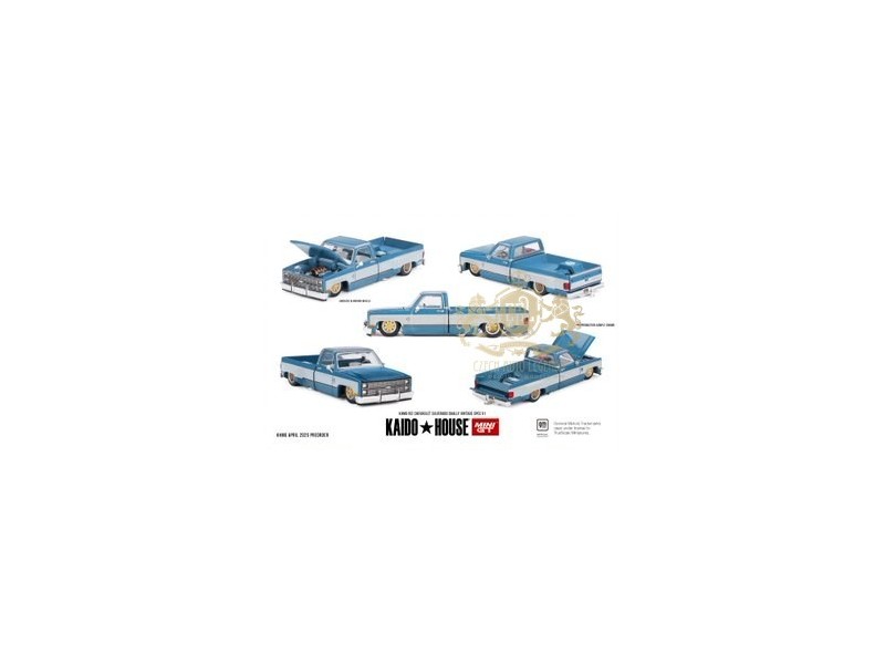 Chevrolet Silverado Dually Vintage Spec V1 - 1:64 - Kaido House