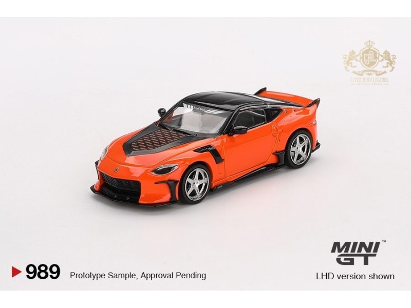 Nissan NISSAN Z VEILSIDE FFZ400 2024 - oranžová - 1:64 - Mini GT - blister