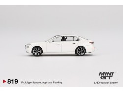 BMW I7 XDRIVE60 2024 - bílá - 1:64 - Mini GT