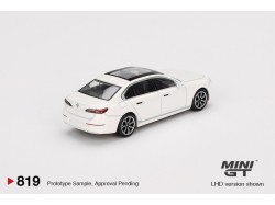 BMW I7 XDRIVE60 2024 - bílá - 1:64 - Mini GT