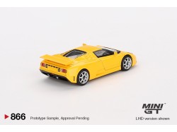 BUGATTI EB110 SUPER SPORT 1995 - yellow-1:64 - Mini GT