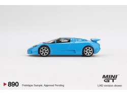 BUGATTI EB110 SUPER SPORT 1995 - blue-1:64 - Mini GT