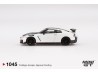 NISSAN GTR (35) NISMO 2024 - bílá met. - 1:64 - Mini GT - blister