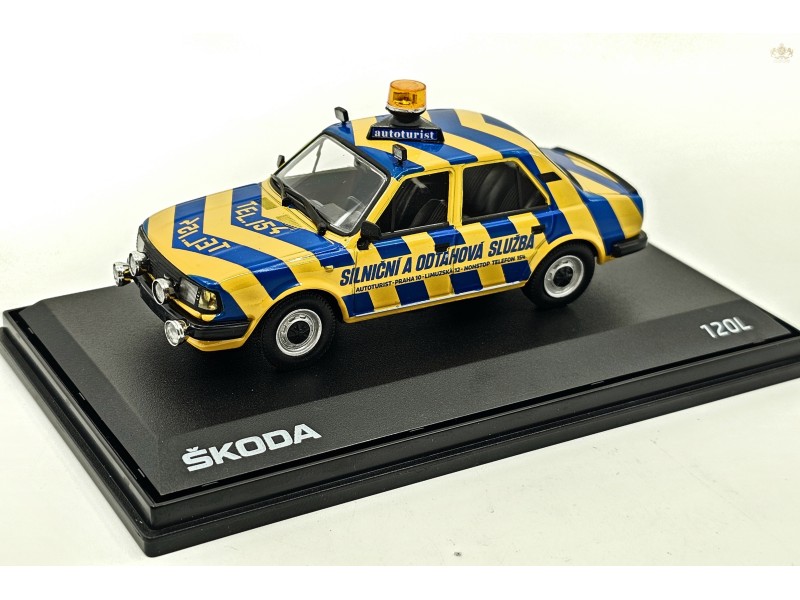 Škoda 120L (1984) - Silniční a Odtahová Služba s doplňky 1:43 CAL