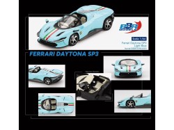 Ferrari Daytona SP3 Light Blue -1:64 - BBR