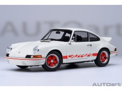 Porsche 911 Carrera 2.7 RS 1:18 (Grand Prix White with Red stripes) - AUTOart