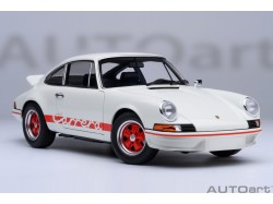 Porsche 911 Carrera 2.7 RS 1:18 (Grand Prix White with Red stripes) - AUTOart