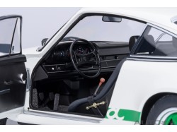 Porsche 911 Carrera 2.7 RS 1:18 (Grand Prix White with Green stripes) - AUTOart