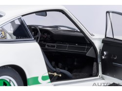 Porsche 911 Carrera 2.7 RS 1:18 (Grand Prix White with Green stripes) - AUTOart