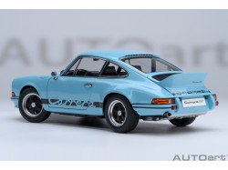 Porsche 911 Carrera 2.7 RS 1:18 (Gulf Blue with Black stripes) - AUTOart
