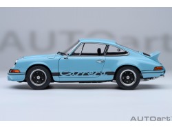 Porsche 911 Carrera 2.7 RS 1:18 (Gulf Blue with Black stripes) - AUTOart