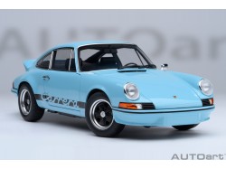 Porsche 911 Carrera 2.7 RS 1:18 (Gulf Blue with Black stripes) - AUTOart