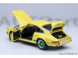Porsche 911 Carrera 2.7 RS 1:18 (Light Yellow with Green stripes) - AUTOart