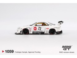 NISSAN GTR (R34) SUPER SILHOUETTE ATHLETE/COLLET 2024 blister - 1:64 - Mini GT
