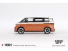 VOLKSWAGEN ID.BUZZ CARAVELLE CANDY WHITE / ENERGETIC ORANGE 2024 - 1:64 - Mini GT - blister