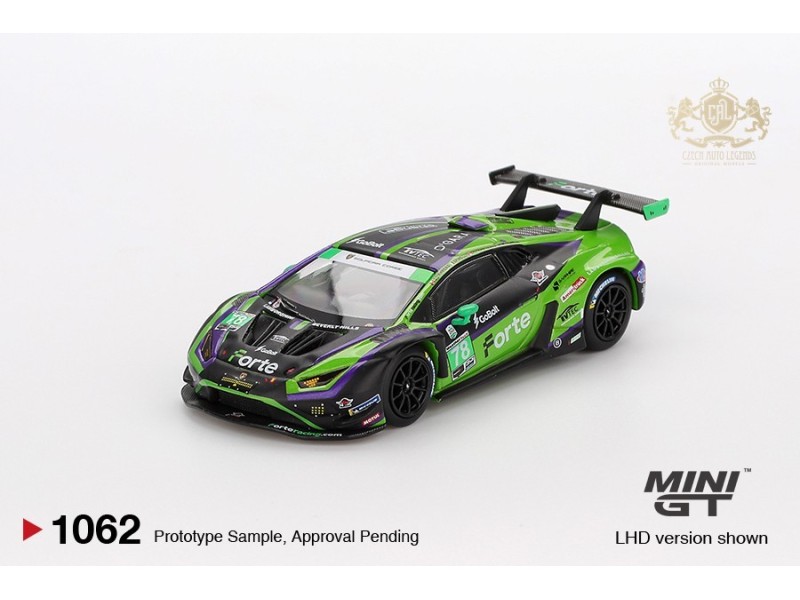 LAMBORGHINI HURACAN GT3 EVO2 nr.78 FORTE RACING DAYTONA 24 HRS 2024 - 1:64 - Mini GT