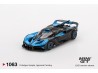 BUGATTI BOLIDE PRESENTATION BLACK AND BLUE 2024 - 1:64 - Mini GT