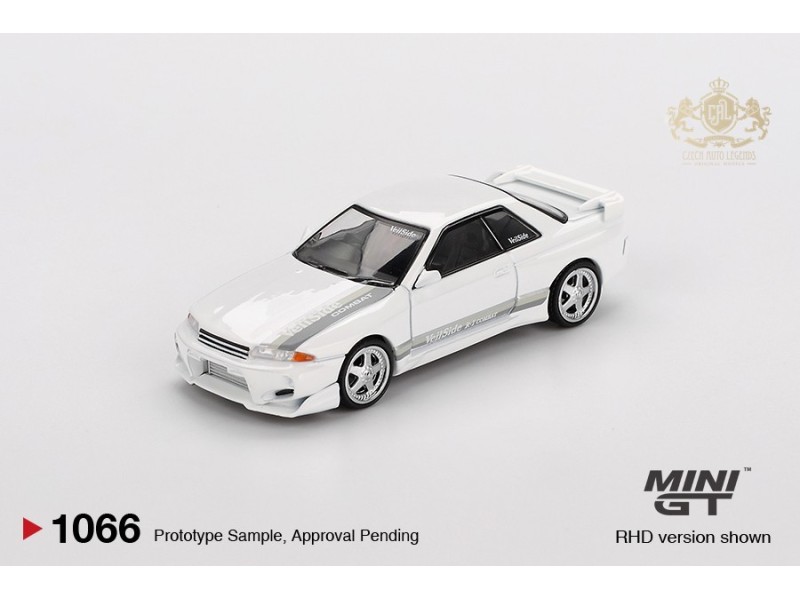 NISSAN SKYLINE GT-R (R32) VEILSIDE COMBAT C-I WHITE 2011 - 1:64 - Mini GT - blister
