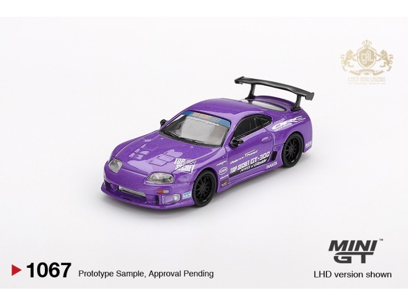 TOYOTA SUPRA MK4 (A80) TOP SECRET GT-300 TOP SECRET PURPLE 2014 - 1:64 - Mini GT - blister