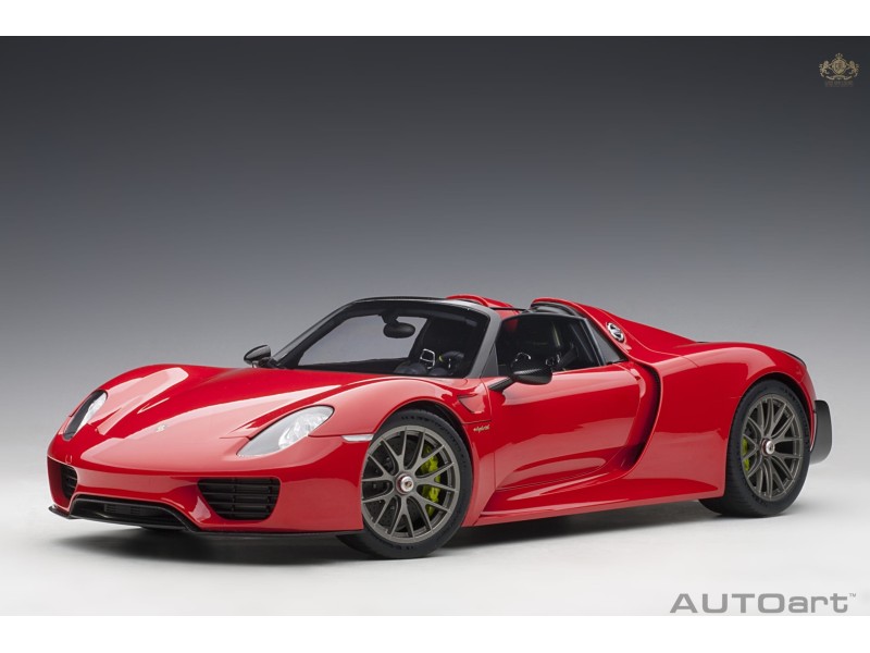 Porsche 918 Spyder Weissach Package 1:12 červená - AUTOart