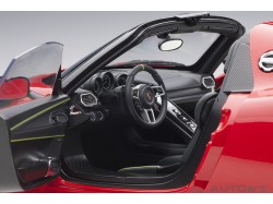 Porsche 918 Spyder Weissach Package 1:12 červená - AUTOart