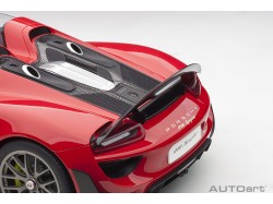 Porsche 918 Spyder Weissach Package 1:12 červená - AUTOart