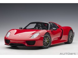 Porsche 918 Spyder Weissach Package 1:12 červená - AUTOart