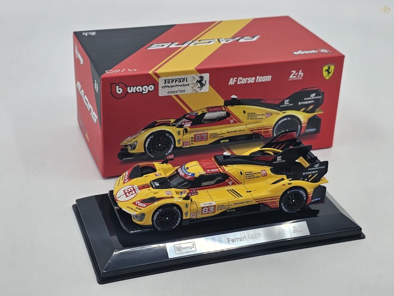 FERRARI - 499P 3.0L TURBO V6 TEAM FERRARI AF CORSE n.83 - 1:43 - Bburago