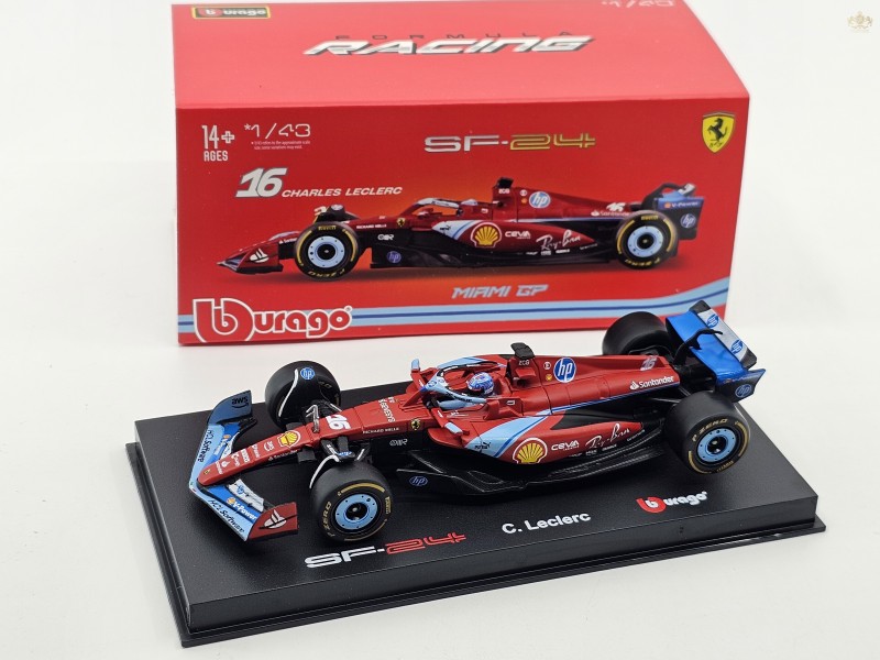 F1 SF-24 TEAM SCUDERIA FERRARI no.16  SEASON 2024  1:43 Bburago
