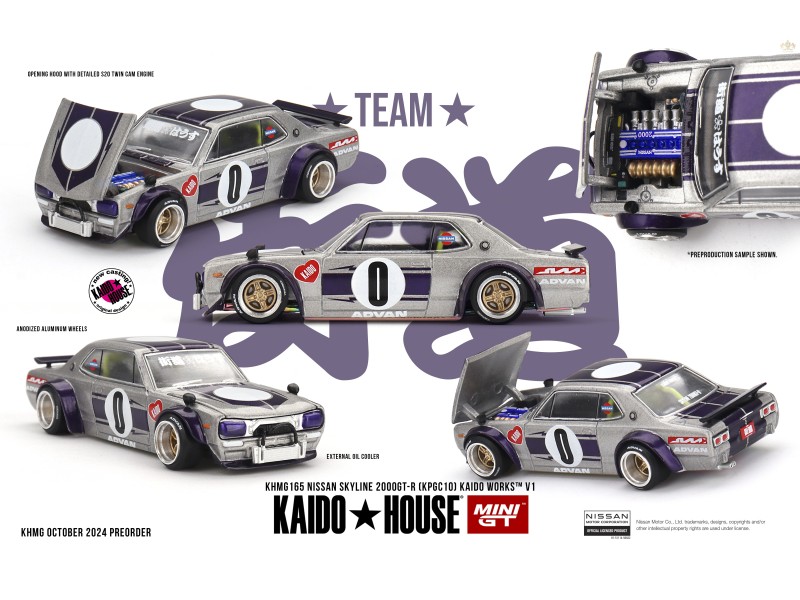 NISSAN SKYLINE GT-R (KPGC10) KAIDO WORKS V1 1969 - 1:64 - Kaido House