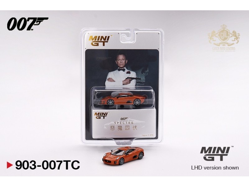 JAGUAR C-X75 JAMES BOND 007 - SPECTRE CHINESE PACKAGING 2015 -1:64 - Mini GT