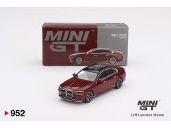 BMW I7 XDRIVE60 AVENTURIN RED 2023 -1:64 - Mini GT