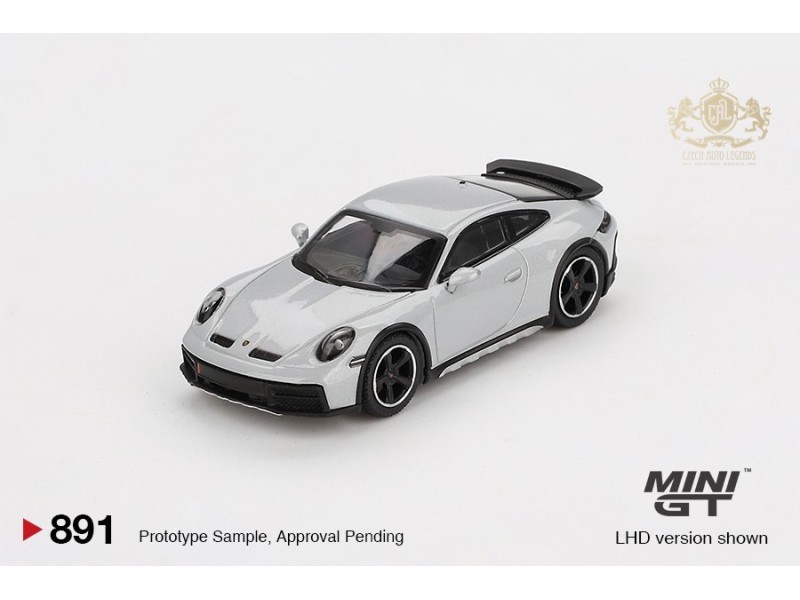 PORSCHE 911 (992) DAKAR ICE GRAY METALLIC 2023 -1:64 - Mini GT