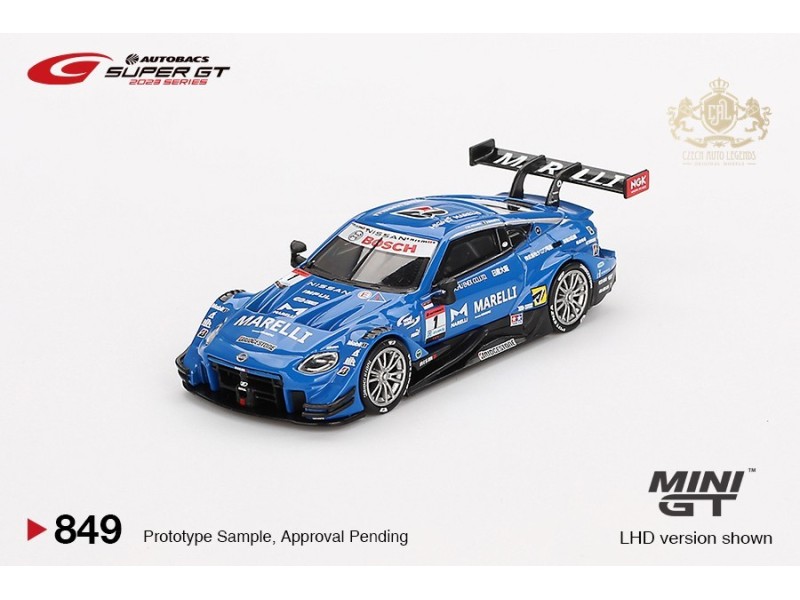 NISSAN Z GT500 nr.1 MARELLI IMPUL Z TEAM IMPUL SUPER GT SERIES 2023 - 1:64 - Mini GT - blister