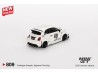 FIAT 595 ABARTH LB-WORKS X ABAS WORKS GARA WHITE 2024 -1:64 - Mini GT