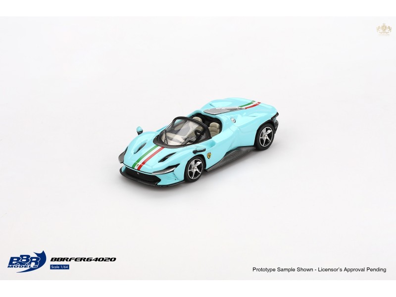 Ferrari Daytona SP3 Light Blue -1:64 - BBR