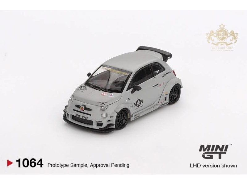 FIAT ABARTH 595 LB-WORKS X ABAS WORKS FIGHTERS 2024 1:64 - Mini GT