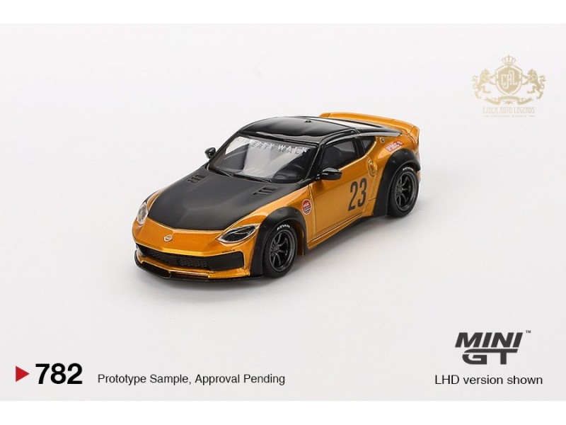 Nissan Z LB NATION WORKS LB Gold  -1:64 - Mini GT