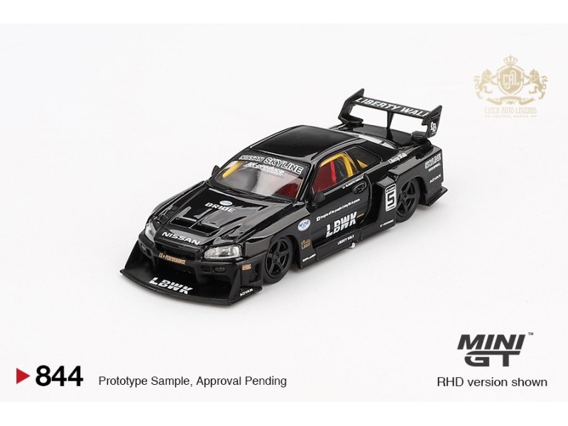 Nissan LB-ER34 Super Silhouette SKYLINE Black  -1:64 - Mini GT