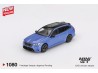 BMW M5 (G99) TOURING MARINA BAY BLUE METALLIC 2024 -1:64 - Mini GT - blister