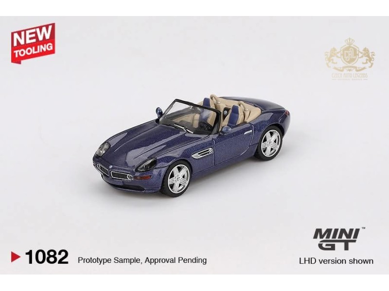 BMW Z8 ALPINA ALPINA BLUE 2003 -1:64 - Mini GT -1:64 - blister