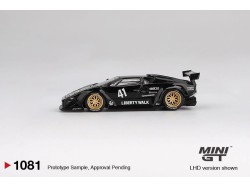 LAMBORGHINI COUNTACH LB-WORKS BLACK 2024 - 1:64 - Mini GT