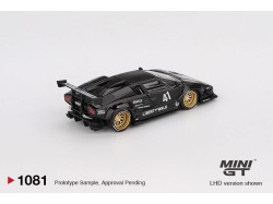 LAMBORGHINI COUNTACH LB-WORKS BLACK 2024 - 1:64 - Mini GT - blister
