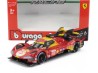 FERRARI - 499P 3.0L TURBO V6 TEAM FERRARI AF CORSE N50 WINNER 24h LE MANS 2024 1:43 - Červená - Bburago