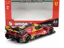 FERRARI - 499P 3.0L TURBO V6 TEAM FERRARI AF CORSE N50 WINNER 24h LE MANS 2024 1:43 - RED - Bburago
