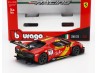 FERRARI - 296 GT3 3.0L TWIN TURBO V6 N 71 RACING 2022 1:43 - Červená - Bburago